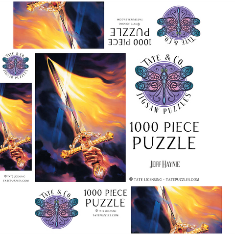 Sword of the Spirit Light of Truth - Jeff Haynie 1000 Jigsaw Puzzle box 3D Modell