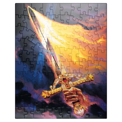 puzzleplate Sword of the Spirit Light of Truth - Jeff Haynie 100 Jigsaw Puzzle