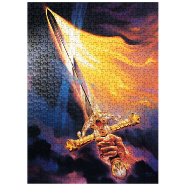 puzzleplate Sword of the Spirit Light of Truth - Jeff Haynie 500 Jigsaw Puzzle