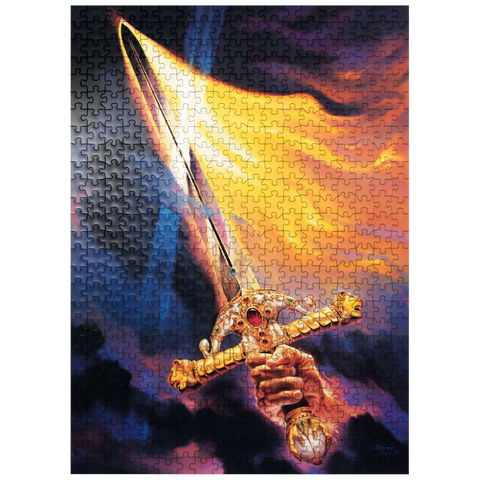 puzzleplate Sword of the Spirit Light of Truth - Jeff Haynie 500 Jigsaw Puzzle