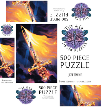 Sword of the Spirit Light of Truth - Jeff Haynie 500 Jigsaw Puzzle box 3D Modell