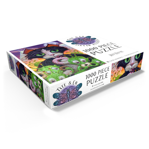 Cats Aliens And Donuts - Jeff Haynie 1000 Jigsaw Puzzle box view1