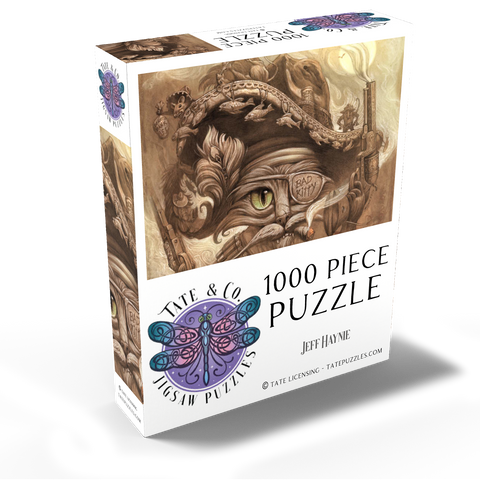 El Gato Loco Bandito Cat - Jeff Haynie 1000 Jigsaw Puzzle box view2