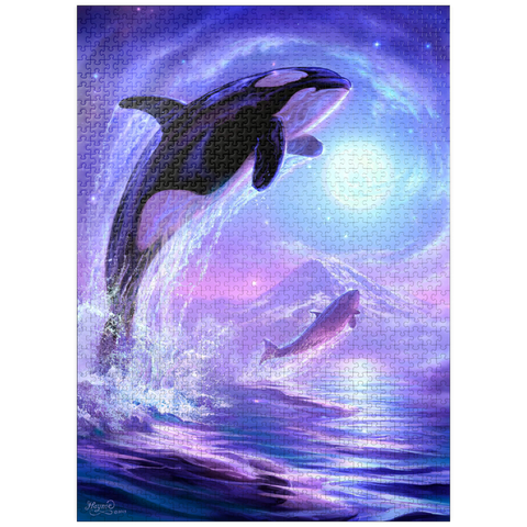 puzzleplate Orca Dreams - Jeff Haynie 1000 Jigsaw Puzzle
