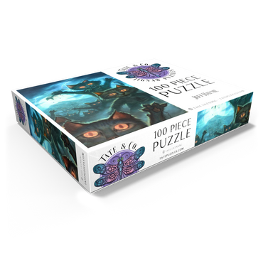 Zombie Cats - Jeff Haynie 100 Jigsaw Puzzle box view1