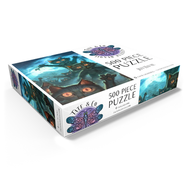 Zombie Cats - Jeff Haynie 500 Jigsaw Puzzle box view1