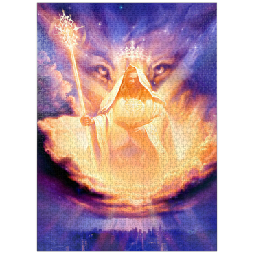 puzzleplate Lion Of Judah Jesus - Jeff Haynie 1000 Jigsaw Puzzle
