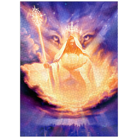 puzzleplate Lion Of Judah Jesus - Jeff Haynie 1000 Jigsaw Puzzle