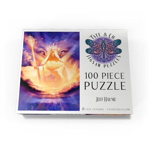 Lion Of Judah Jesus - Jeff Haynie 100 Jigsaw Puzzle box view3