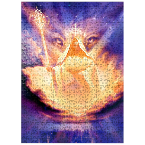 puzzleplate Lion Of Judah Jesus - Jeff Haynie 500 Jigsaw Puzzle