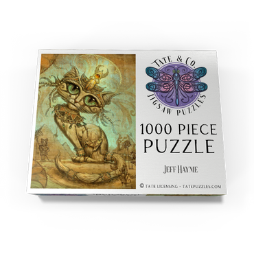 Cleopatra Egyptian Cat - Jeff Haynie 1000 Jigsaw Puzzle box view3