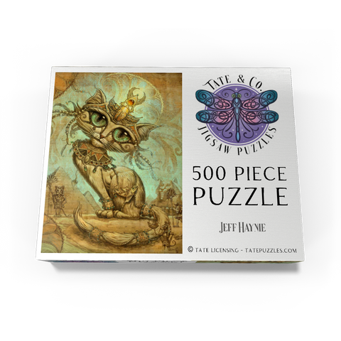 Cleopatra Egyptian Cat - Jeff Haynie 500 Jigsaw Puzzle box view3