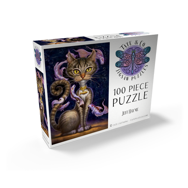 Feline Fantasy Cat - Jeff Haynie 100 Jigsaw Puzzle box view2