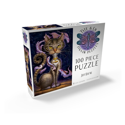 Feline Fantasy Cat - Jeff Haynie 100 Jigsaw Puzzle box view2