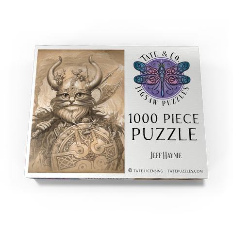 Hagar The Hairy Viking Cat - Jeff Haynie 1000 Jigsaw Puzzle box view3
