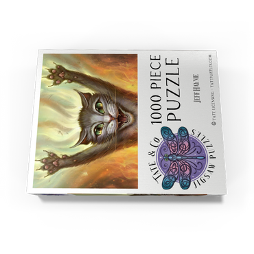 Psycho Cat - Jeff Haynie 1000 Jigsaw Puzzle box view3
