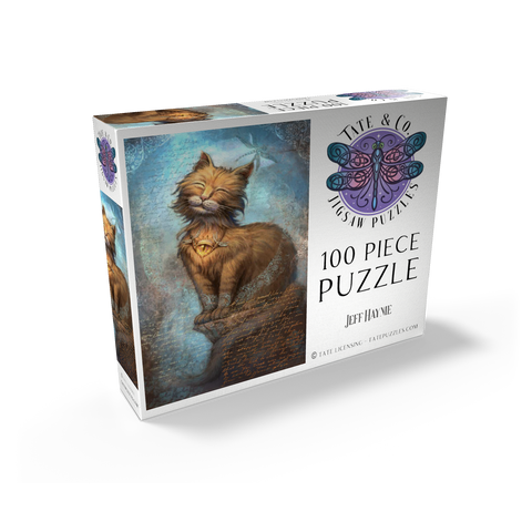 Eyes Of Faith Praying Cat - Jeff Haynie 100 Jigsaw Puzzle box view2