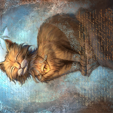 Eyes Of Faith Praying Cat - Jeff Haynie 100 Jigsaw Puzzle 3D Modell