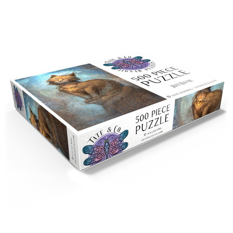 Eyes Of Faith Praying Cat - Jeff Haynie 500 Jigsaw Puzzle box view1