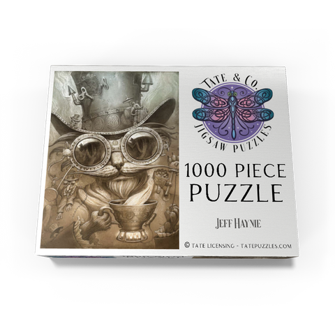 Steampunk Cat Daddy - Jeff Haynie 1000 Jigsaw Puzzle box view3