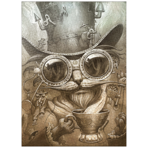 puzzleplate Steampunk Cat Daddy - Jeff Haynie 1000 Jigsaw Puzzle