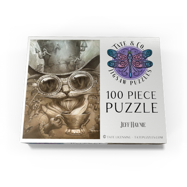 Steampunk Cat Daddy - Jeff Haynie 100 Jigsaw Puzzle box view3