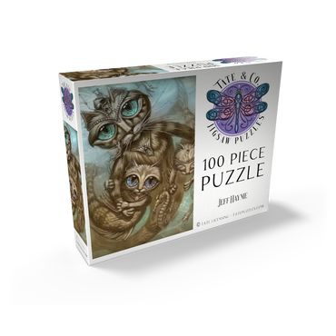 PurrMaid Mermaid Cat - Jeff Haynie 100 Jigsaw Puzzle box view2