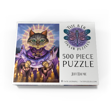 Saint Of Salmons Cat - Jeff Haynie 500 Jigsaw Puzzle box view3