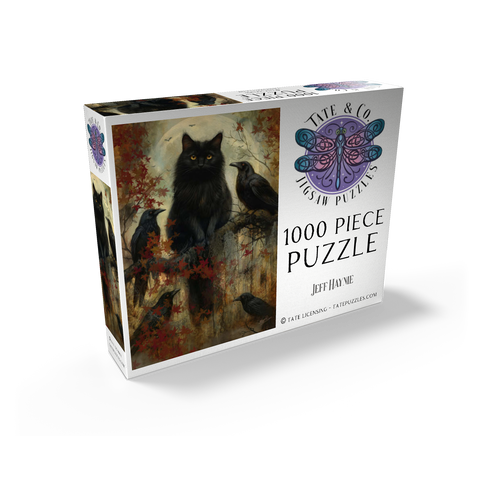 Friends Ravens And Cats - Jeff Haynie 1000 Jigsaw Puzzle box view2