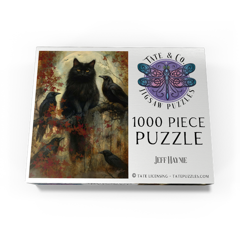 Friends Ravens And Cats - Jeff Haynie 1000 Jigsaw Puzzle box view3