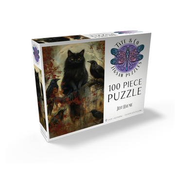 Friends Ravens And Cats - Jeff Haynie 100 Jigsaw Puzzle box view2