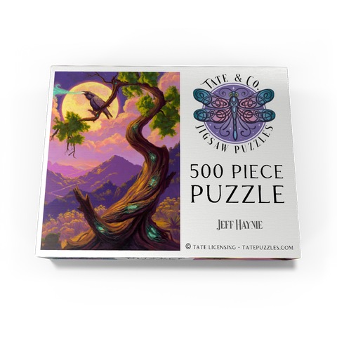 Answer The Call Mystical Raven Tree - Jeff Haynie 500 Jigsaw Puzzle box view3