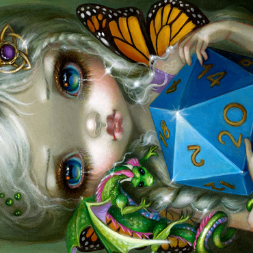 20 Sided Dice Fairy - Jasmine Becket-Griffith 500 Jigsaw Puzzle 3D Modell