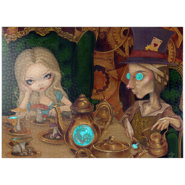 puzzleplate Alice and the Mad Hatter - Jasmine Becket-Griffith 1000 Jigsaw Puzzle