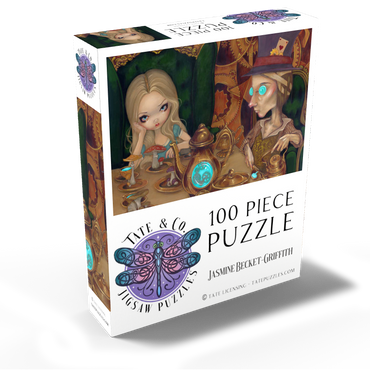 Alice and the Mad Hatter - Jasmine Becket-Griffith 100 Jigsaw Puzzle box view2