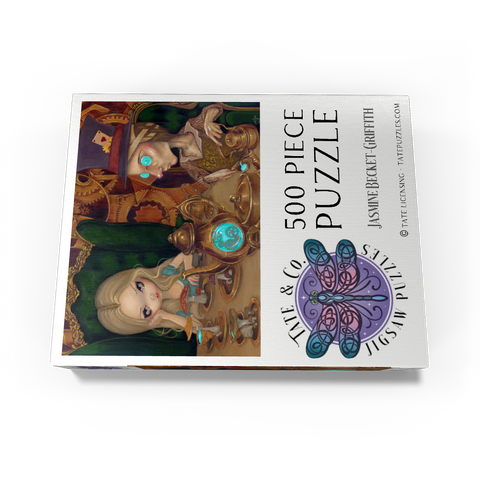 Alice and the Mad Hatter - Jasmine Becket-Griffith 500 Jigsaw Puzzle box view3