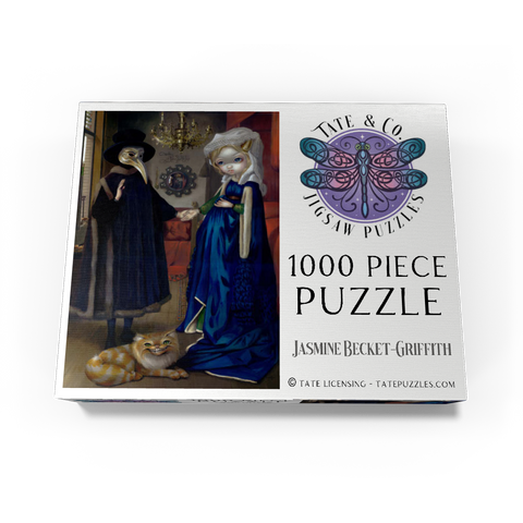 Alice in a Van Eyck Portrait - Jasmine Becket-Griffith 1000 Jigsaw Puzzle box view3