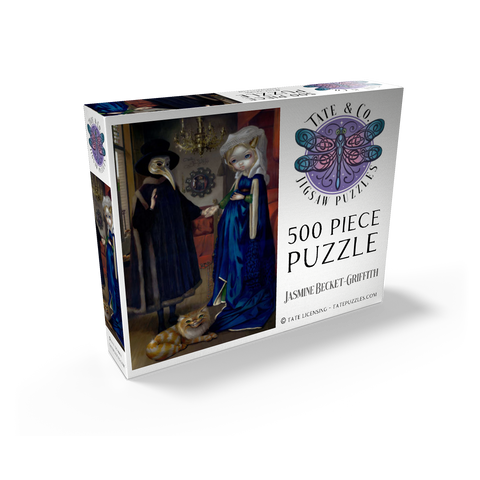 Alice in a Van Eyck Portrait - Jasmine Becket-Griffith 500 Jigsaw Puzzle box view2