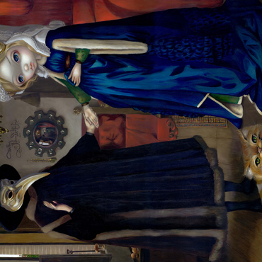 Alice in a Van Eyck Portrait - Jasmine Becket-Griffith 500 Jigsaw Puzzle 3D Modell