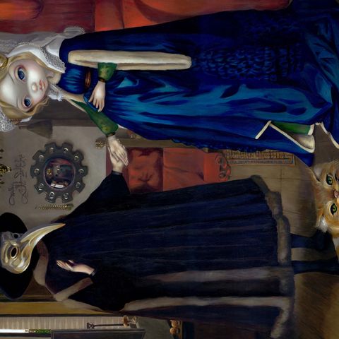 Alice in a Van Eyck Portrait - Jasmine Becket-Griffith 500 Jigsaw Puzzle 3D Modell