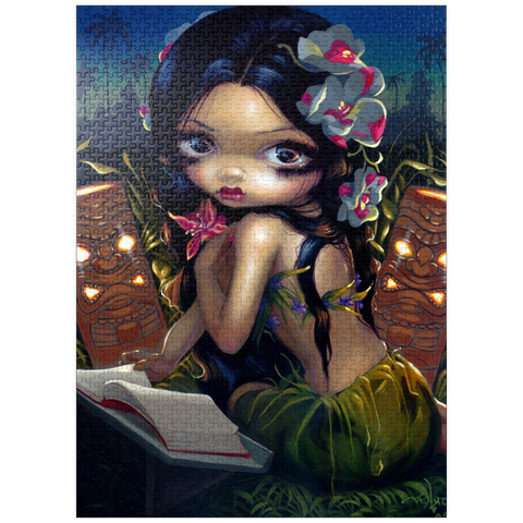 puzzleplate Amara and the book - Jasmine Becket-Griffith 1000 Jigsaw Puzzle