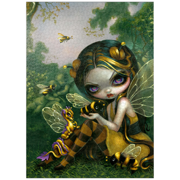 puzzleplate Bumblebee Dragonling - Jasmine Becket-Griffith 1000 Jigsaw Puzzle