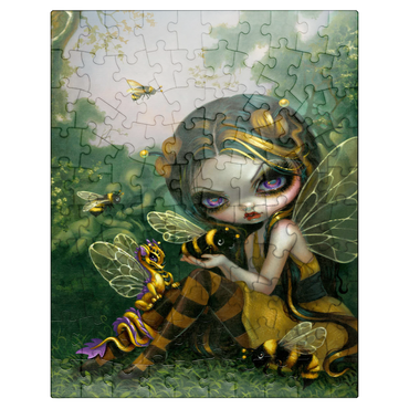 puzzleplate Bumblebee Dragonling - Jasmine Becket-Griffith 100 Jigsaw Puzzle