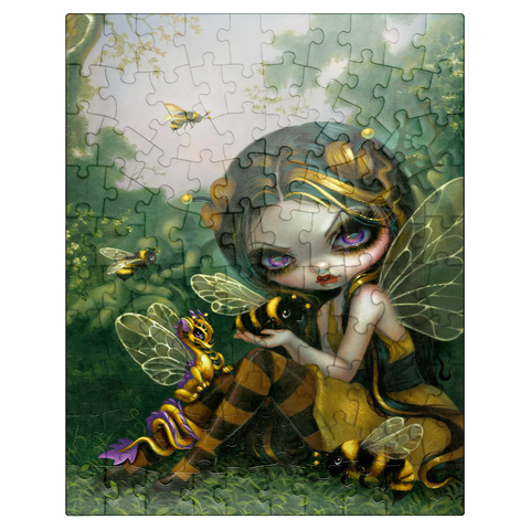 puzzleplate Bumblebee Dragonling - Jasmine Becket-Griffith 100 Jigsaw Puzzle