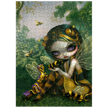 puzzleplate Bumblebee Dragonling - Jasmine Becket-Griffith 500 Jigsaw Puzzle