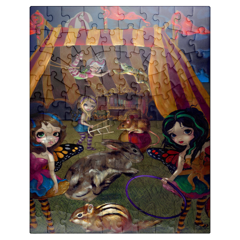 puzzleplate Fairy Circus - Jasmine Becket-Griffith 100 Jigsaw Puzzle