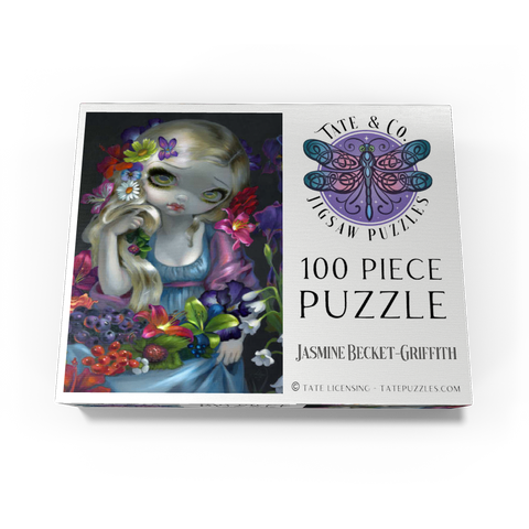 Flora Girl with Flowers - Jasmine Becket-Griffith 100 Jigsaw Puzzle box view3