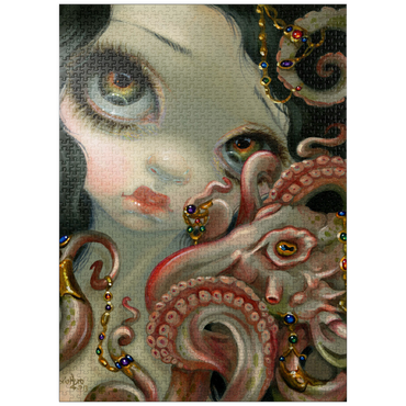 puzzleplate Jeweled Octopus - Jasmine Becket-Griffith 1000 Jigsaw Puzzle
