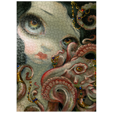 puzzleplate Jeweled Octopus - Jasmine Becket-Griffith 500 Jigsaw Puzzle