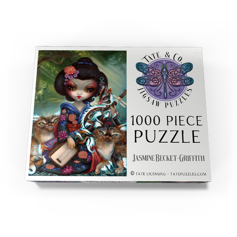 Kirin and Bakeneko Cats - Jasmine Becket-Griffith 1000 Jigsaw Puzzle box view3
